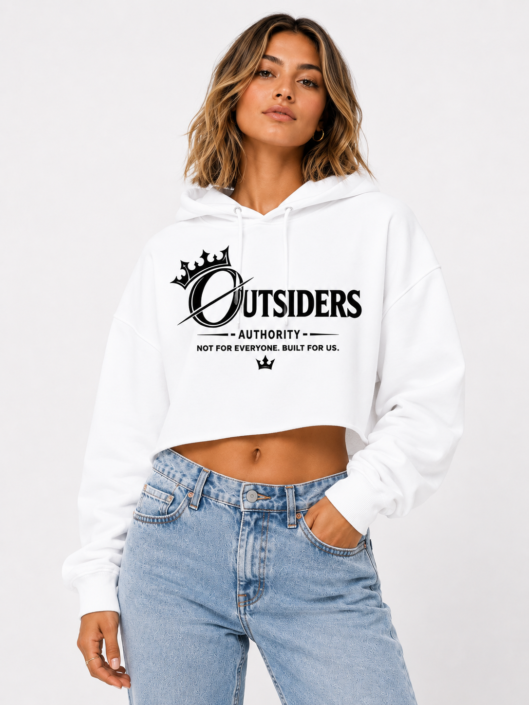 OUTSIDERS Women's Cropped Hoodie
