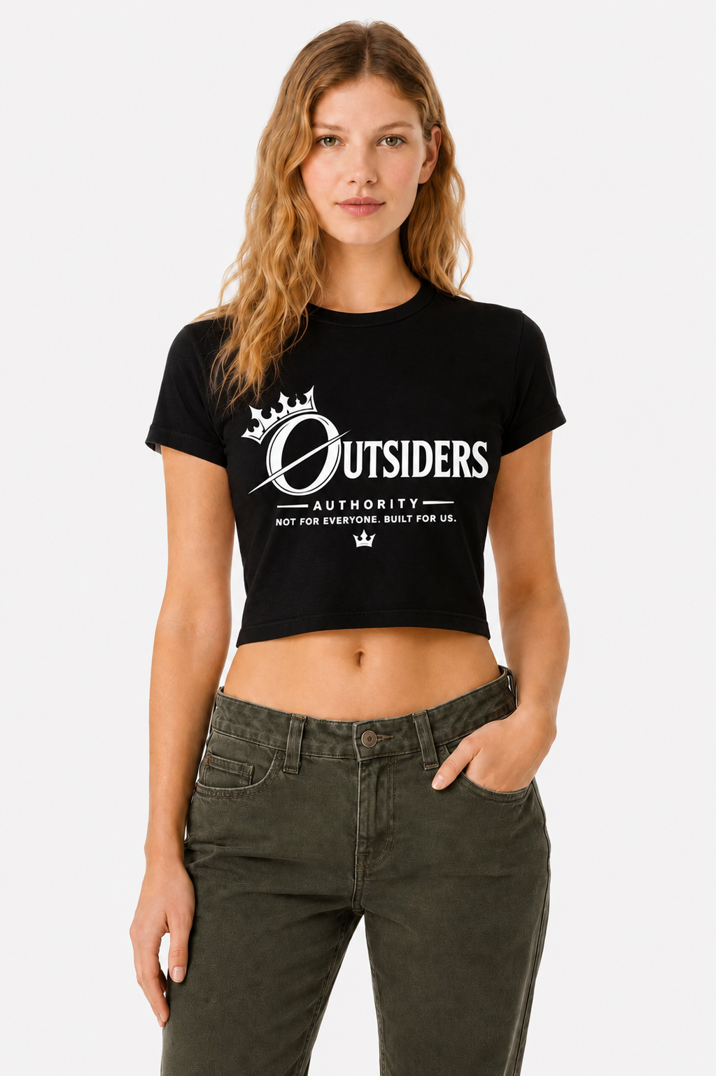 OUTSIDERS Women's Crop Top Tee